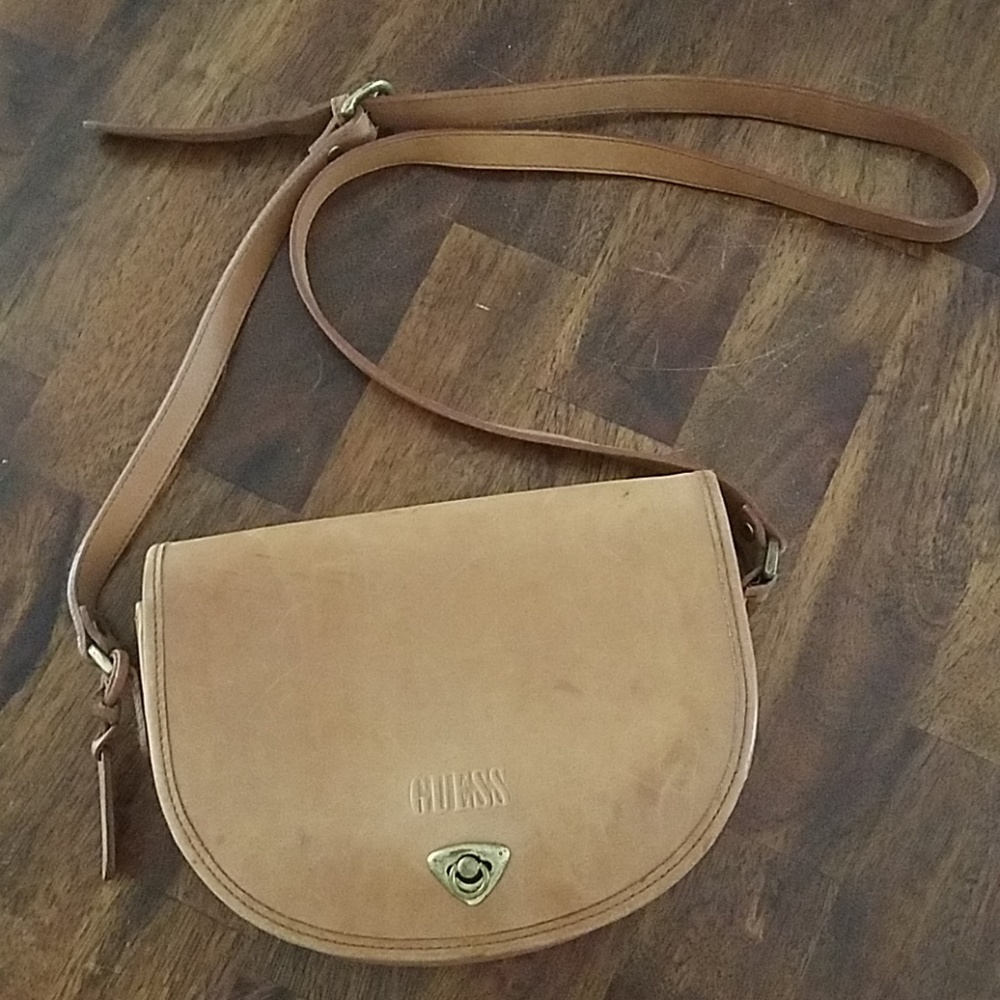 Leather Guess Crossbody Bag